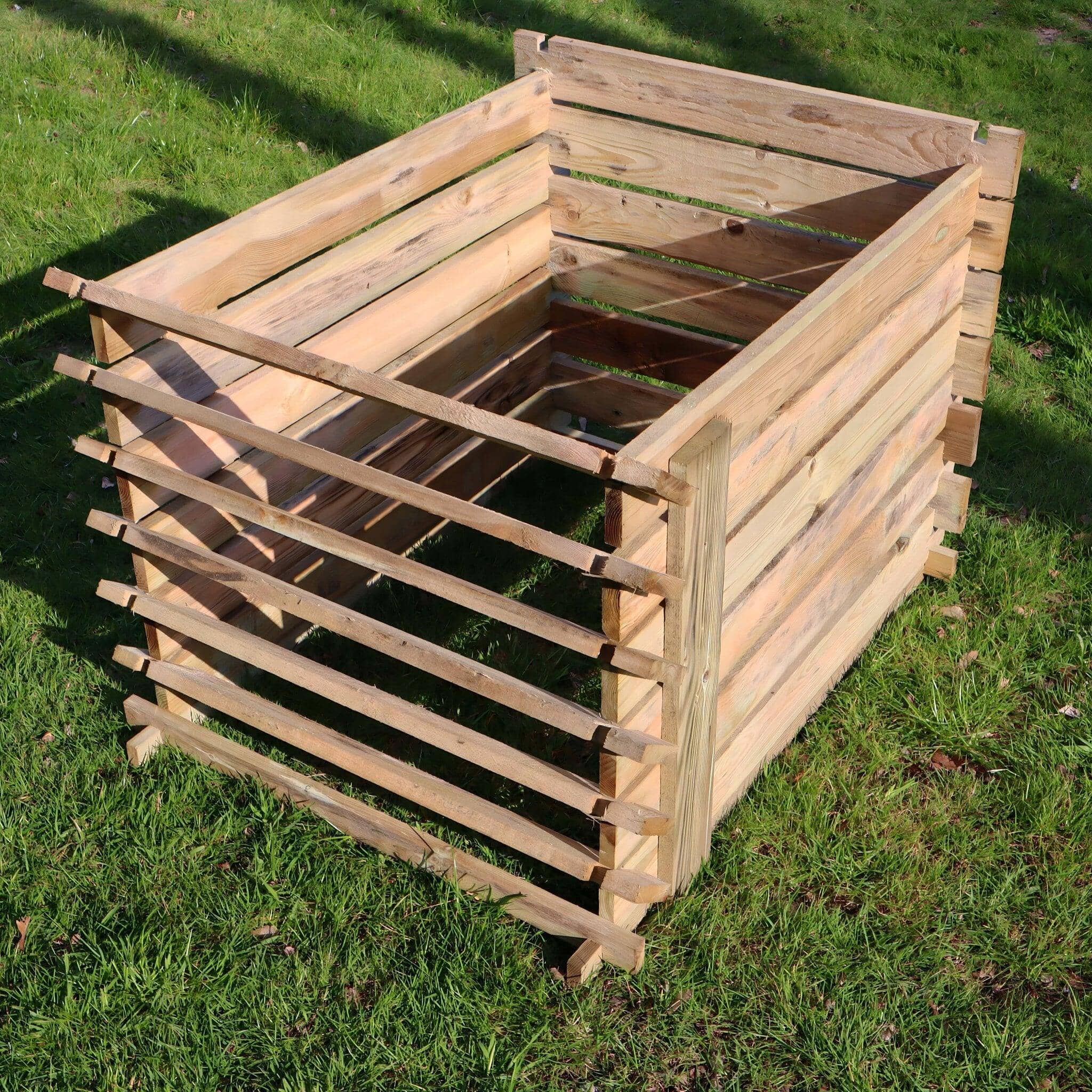 718 Litre Easy Fill Wooden Compost Bin – Pressure-Treated Pine